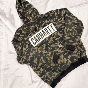 Carhartt Green Camo Hoodie
